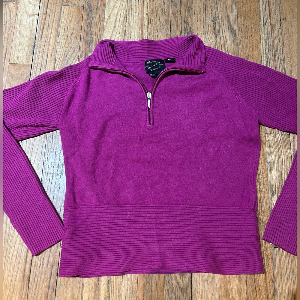 Obermeyer 1947 Signature Pink purple Ski Sweater L